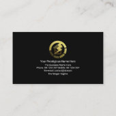 Opvallende groene bliksem-elektronicaservice visitekaartje (Achterkant)