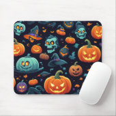 Opvallende Halloween Icons Muismat (Met muis)
