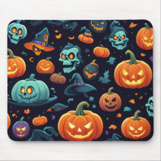 Opvallende Halloween Icons Muismat