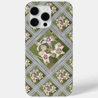 Opvallende iPhone-hoesje met kroonbloemen iPhone 15 Pro Max Hoesje