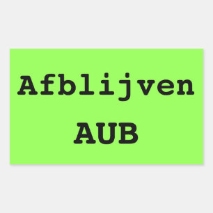 Opvallende koffer sticker met eigen tekst