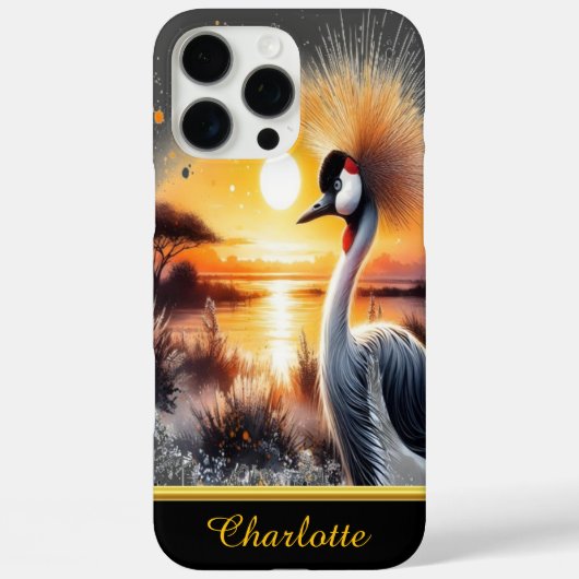 Opvallende kraan staat sierlijk Case-Mate iPhone case (Achterkant)