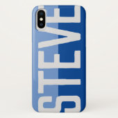 Opvallende naam design. Case-Mate iPhone case (Achterkant)