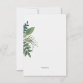 Opvallende olievlek Funeral Bedankt kaarten (Achterkant)