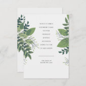 Opvallende olievlek Funeral Bedankt kaarten (Voorkant / Achterkant)