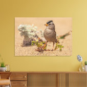 opvallende pose canvas afdruk (Insitu (Woonkamer))