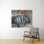 Opvallende pose van Silverback Gorilla Wandkleed (In Situ (horizontaal))