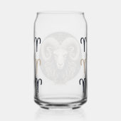 Opvallende Ram Symbool Artwork Blikvorm Glas (Rechts)