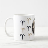 Opvallende Ram Symbool Artwork Koffiemok (Links)