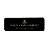 Opvallende retouradreslabels voor bedrijven etiket (Voorkant)