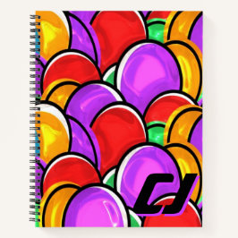 Opvallende Retro Golf Pop Art Op Maat Gemaakte Mon Notitieboek