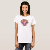 Opvallende Rode QUEEN MODE ON Slogan T-shirt (Voorkant volledig)