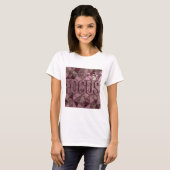 Opvallende Roze FOCUS Statement Ontwerp T-shirt (Voorkant volledig)