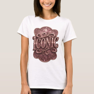 Opvallende Roze ICONISCHE Statement Ontwerp T-shirt