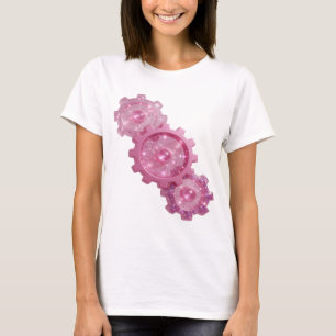 Opvallende Roze PINK GEAR ICONS Grafisch T-shirt