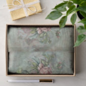 Opvallende Rozen op  grijze achtergrond Tissuepapier (Geschenk)