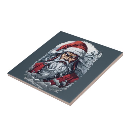 Opvallende Samurai Sinterklaas Tegeltje (Zijkant)