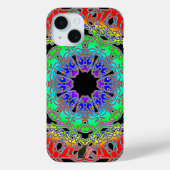 Opvallende spectra Glyph Hoesje-Mate iPhone Case (Achterkant)