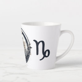 Opvallende Steenbok Symbool Kunstwerk Latte Mok