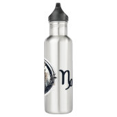 Opvallende Steenbok Symbool Kunstwerk Waterfles (Rechts)