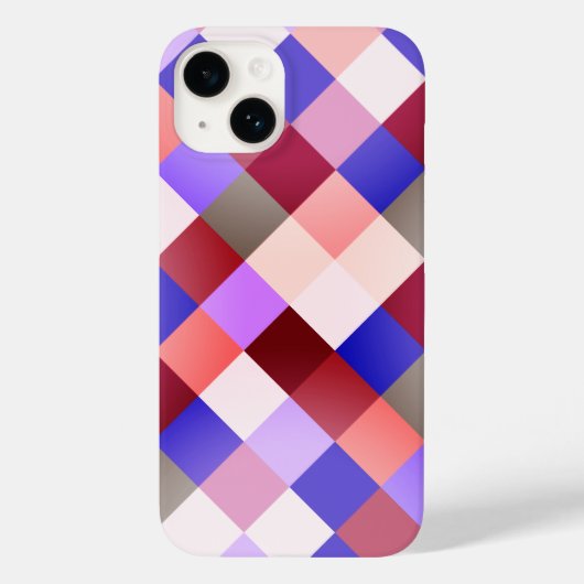 Opvallende veelkleurige Plaid Style iPhone-Hoesje Case-Mate iPhone Case (Achterkant)