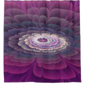 Opvallende ventilator kleurrijk Abstract fractal a Douchegordijn (Voorkant)