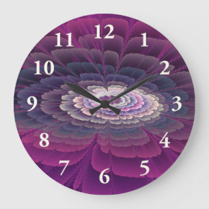 Opvallende ventilator kleurrijk Abstract fractal a Grote Klok