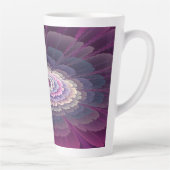 Opvallende ventilator kleurrijk Abstract fractal a Latte Mok (Rechts)