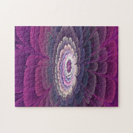 Opvallende ventilator kleurrijk Abstract fractal a Legpuzzel (Horizontaal)