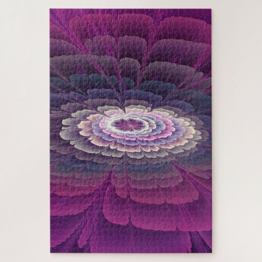 Opvallende ventilator kleurrijk Abstract fractal a Legpuzzel (Verticaal)