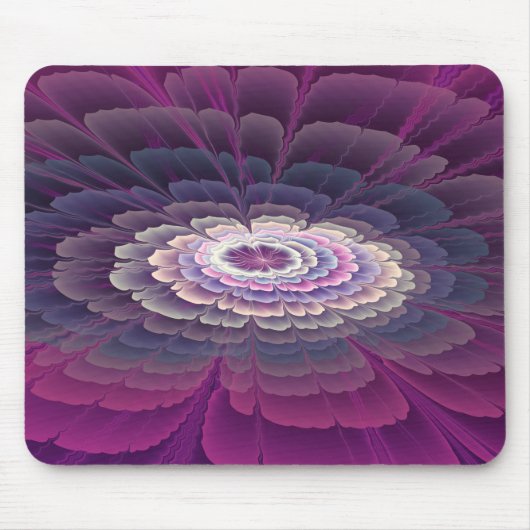 Opvallende ventilator kleurrijk Abstract fractal a Muismat (Voorkant)