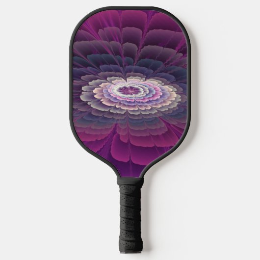 Opvallende ventilator kleurrijk Abstract fractal a Pickleball Paddle (Voorkant)
