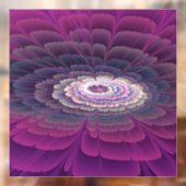 Opvallende ventilator kleurrijk Abstract fractal a Raamsticker (Vel 2)