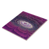 Opvallende ventilator kleurrijk Abstract fractal a Tegeltje (Zijkant)