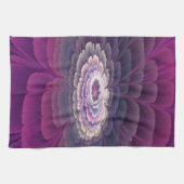 Opvallende ventilator kleurrijk Abstract fractal a Theedoek (Horizontaal)