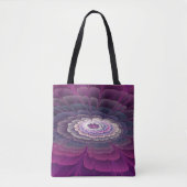 Opvallende ventilator kleurrijk Abstract fractal a Tote Bag (Voorkant)