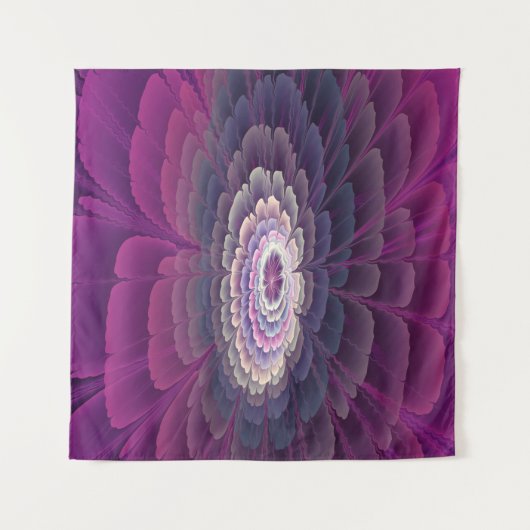 Opvallende ventilator kleurrijk Abstract fractal a Wandkleed (Voorkant (horizontaal))