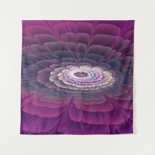 Opvallende ventilator kleurrijk Abstract fractal a Wandkleed (Voorkant)