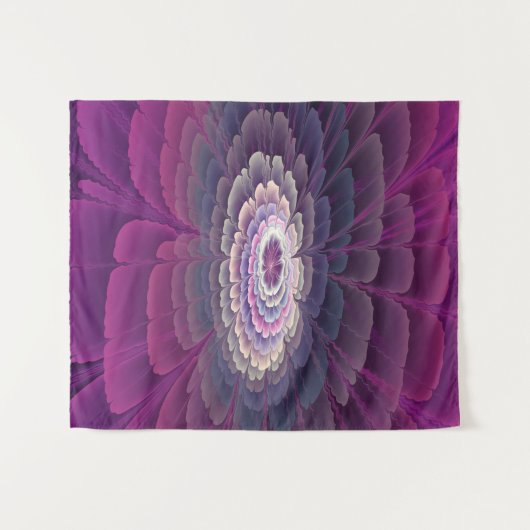 Opvallende ventilator kleurrijk Abstract fractal a Wandkleed (Voorkant (horizontaal))