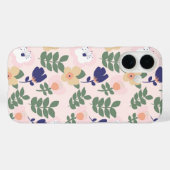 Opvallende vetgedrukte bloem Motief Telefoonhoes – Case-Mate iPhone Case (Achterkant (horizontaal))