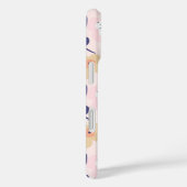 Opvallende vetgedrukte bloem Motief Telefoonhoes – Case-Mate iPhone Case (Achterkant / Rechts)