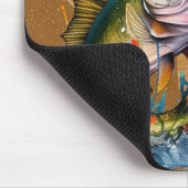 Opvallende vis Logo sportartikelen Muismat (Hoek)