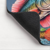 Opvallende vis Logo sportartikelen Muismat (Hoek)