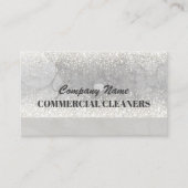 Opvallende Visitekaartjes voor Commercial Cleaner (Voorkant)