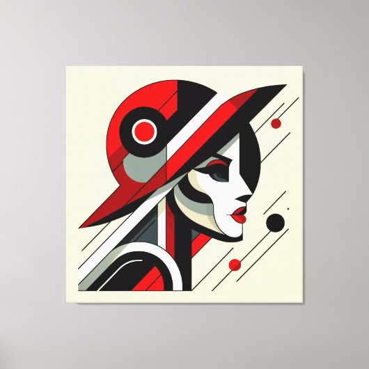 Opvallende visuele illustraties #1 canvas afdruk (Voorkant)