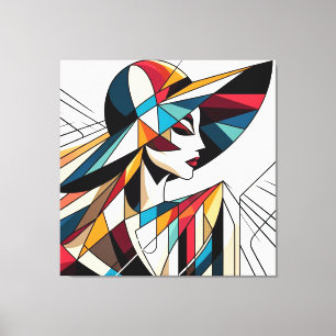 Opvallende visuele illustraties #2 canvas afdruk