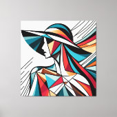 Opvallende visuele illustraties #3 canvas afdruk (Voorkant)