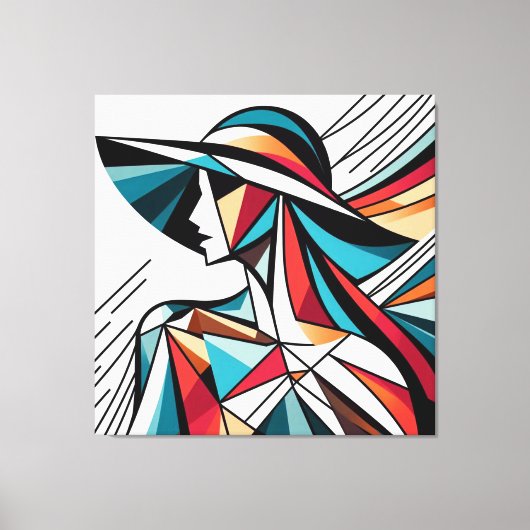 Opvallende visuele illustraties #3 canvas afdruk (Voorkant)