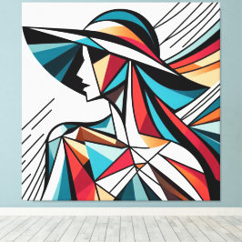 Opvallende visuele illustraties #3 canvas afdruk