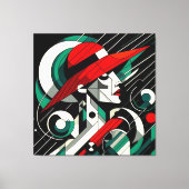 Opvallende visuele illustraties #4 canvas afdruk (Voorkant)